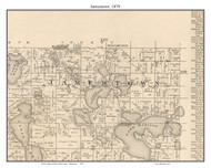 Jamestown, Blue Earth Co. Minnesota 1879 Old Town Map Custom Print - Blue Earth Co.