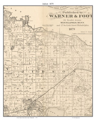 Judson, Blue Earth Co. Minnesota 1879 Old Town Map Custom Print - Blue Earth Co.