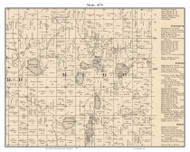Medo, Blue Earth Co. Minnesota 1879 Old Town Map Custom Print - Blue Earth Co.