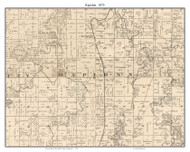 Rapidan, Blue Earth Co. Minnesota 1879 Old Town Map Custom Print - Blue Earth Co.