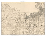 South Bend, Blue Earth Co. Minnesota 1879 Old Town Map Custom Print - Blue Earth Co.