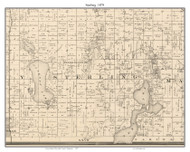 Sterling, Blue Earth Co. Minnesota 1879 Old Town Map Custom Print - Blue Earth Co.