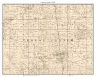 Vernon Center, Blue Earth Co. Minnesota 1879 Old Town Map Custom Print - Blue Earth Co.
