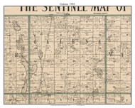 Galena, Martin Co. Minnesota 1901 Old Town Map Custom Print - Martin Co.