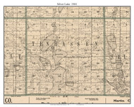 Tenhassen, Martin Co. Minnesota 1901 Old Town Map Custom Print - Martin Co.