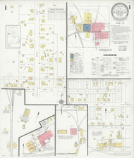 Aliceville, Alabama 1933 - Old Map Alabama Fire Insurance Index