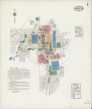 Anniston, Alabama 1917 - Old Map Alabama Fire Insurance Index