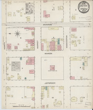 Athens, Alabama 1884 - Old Map Alabama Fire Insurance Index