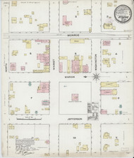 Athens, Alabama 1888 - Old Map Alabama Fire Insurance Index