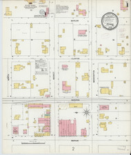 Athens, Alabama 1899 - Old Map Alabama Fire Insurance Index