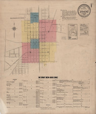 Athens, Alabama 1921 - Old Map Alabama Fire Insurance Index