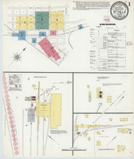 Attalla, Alabama 1909 - Old Map Alabama Fire Insurance Index