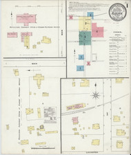 Auburn, Alabama 1909 - Old Map Alabama Fire Insurance Index