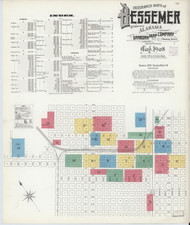 Bessemer, Alabama 1908 - Old Map Alabama Fire Insurance Index