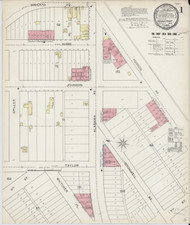 Bridgeport, Alabama 1892 - Old Map Alabama Fire Insurance Index