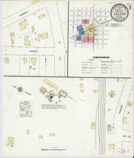 Calera, Alabama 1909 - Old Map Alabama Fire Insurance Index