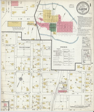 Clanton, Alabama 1917 - Old Map Alabama Fire Insurance Index