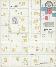 Clayton, Alabama 1903 - Old Map Alabama Fire Insurance Index