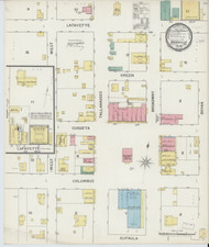 Dadeville, Alabama 1894 - Old Map Alabama Fire Insurance Index