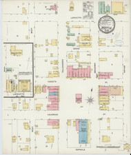 Dadeville, Alabama 1898 - Old Map Alabama Fire Insurance Index