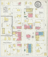 Dadeville, Alabama 1909 - Old Map Alabama Fire Insurance Index