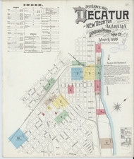 Decatur, Alabama 1898 - Old Map Alabama Fire Insurance Index