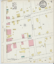 Dothan, Alabama 1893 - Old Map Alabama Fire Insurance Index