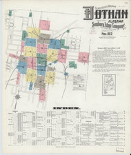 Dothan, Alabama 1912 - Old Map Alabama Fire Insurance Index