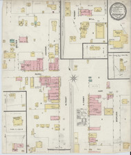 Evergreen, Alabama 1897 - Old Map Alabama Fire Insurance Index
