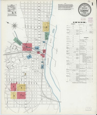 Florance, Alabama 1905 - Old Map Alabama Fire Insurance Index
