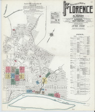 Florance, Alabama 1910 - Old Map Alabama Fire Insurance Index