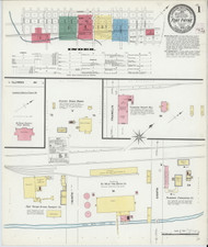 Fort Payne, Alabama 1909 - Old Map Alabama Fire Insurance Index