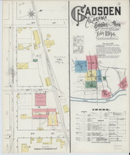 Gadsden, Alabama 1894 - Old Map Alabama Fire Insurance Index