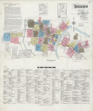 Gadsden, Alabama 1930 - Old Map Alabama Fire Insurance Index