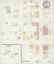 Geneva, Alabama 1898 - Old Map Alabama Fire Insurance Index