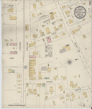 Gurley, Alabama 1898 - Old Map Alabama Fire Insurance Index