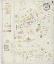 Gurley, Alabama 1908 - Old Map Alabama Fire Insurance Index