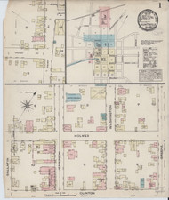 Huntsville, Alabama 1884 - Old Map Alabama Fire Insurance Index