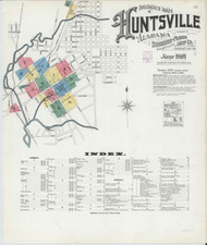 Huntsville, Alabama 1901 - Old Map Alabama Fire Insurance Index