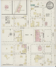 Jacksonville, Alabama 1889 - Old Map Alabama Fire Insurance Index