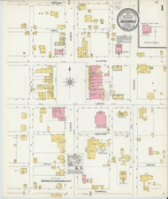 Jacksonville, Alabama 1905 - Old Map Alabama Fire Insurance Index