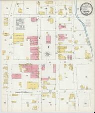Jasper, Alabama 1900 - Old Map Alabama Fire Insurance Index