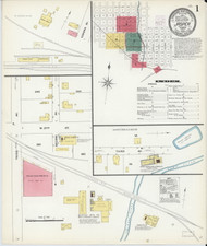 Jasper, Alabama 1909 - Old Map Alabama Fire Insurance Index