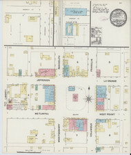 Lafayette, Alabama 1891 - Old Map Alabama Fire Insurance Index