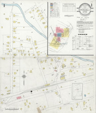 Montevallo, Alabama 1933 - Old Map Alabama Fire Insurance Index