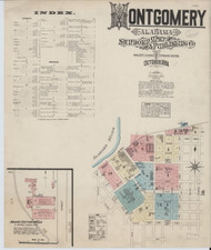 Montgomery, Alabama 1884 - Old Map Alabama Fire Insurance Index