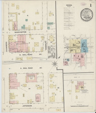 Opelika, Alabama 1888 - Old Map Alabama Fire Insurance Index