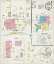 Opelika, Alabama 1898 - Old Map Alabama Fire Insurance Index