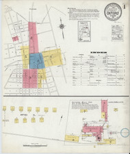 Oxford, Alabama 1921 - Old Map Alabama Fire Insurance Index