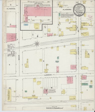 Piedmont, Alabama 1894 - Old Map Alabama Fire Insurance Index